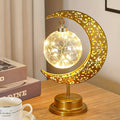 Crescent Moon LED Table Lamp – Festive Decorative Light for Home & Celebration