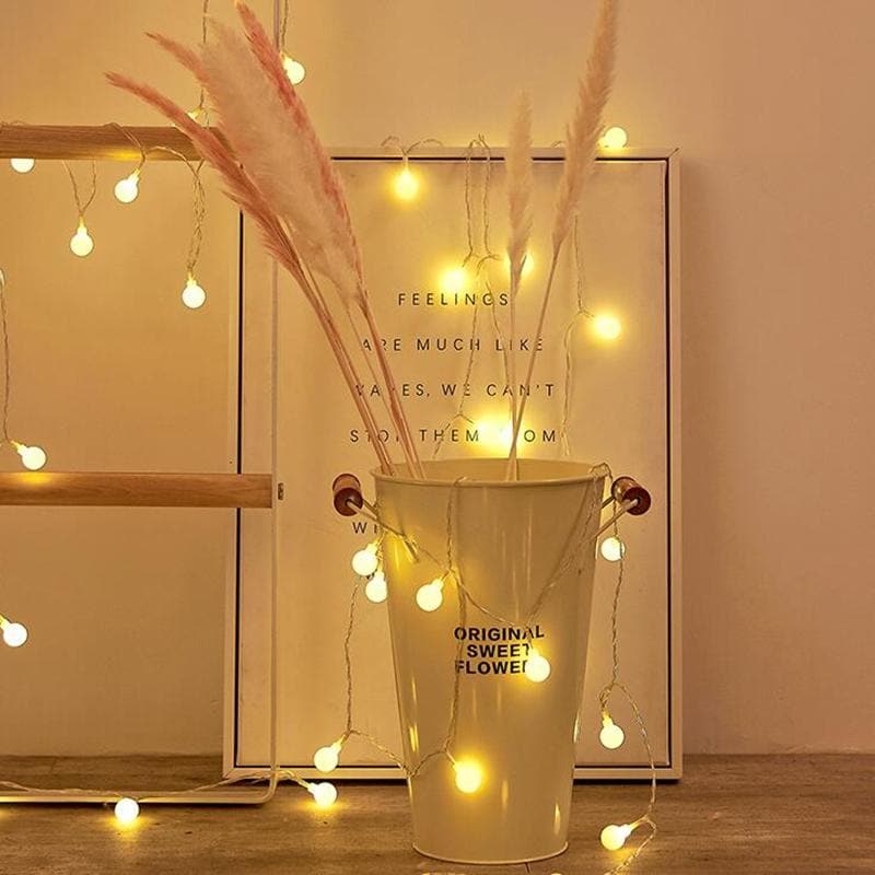 LED Fairy String Lights 2-10m 20-100 LEDs Warm Cool White Indoor Outdoor