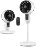 Pedestal Fan with Remote 3D Oscillation 3-Speed Quiet 26dB