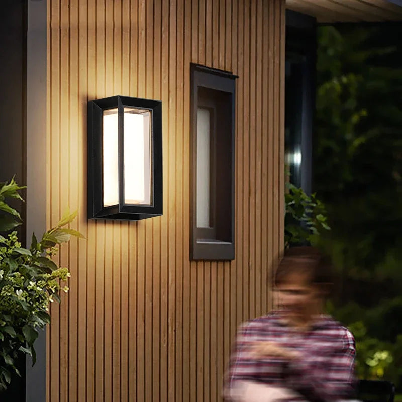 LED Outdoor Wall Light – IP66 Waterproof Motion Sensor Lamp for Porch & Garden