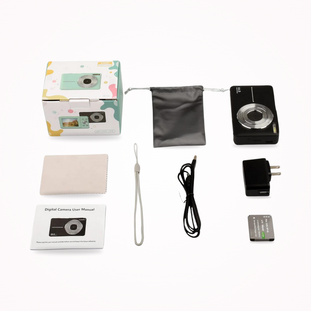 Vintage Digital Camera 1080P Retro Compact Camera