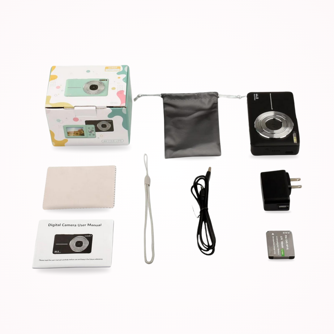 Vintage Digital Camera 1080P Retro Compact Camera