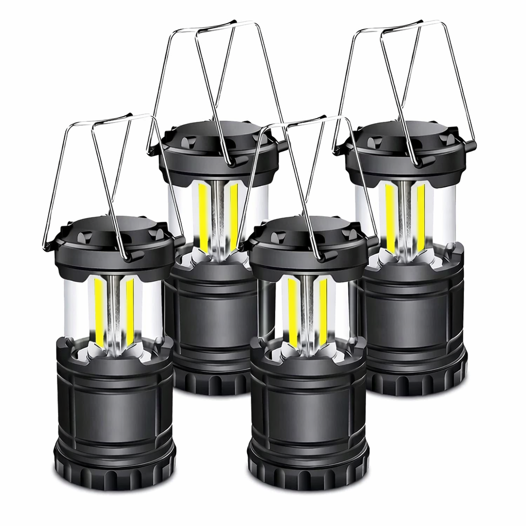 COB LED Camping Lantern Ultra Bright Portable Emergency Light Battery Powered