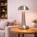 Retro LED Mushroom Table Lamp USB Rechargeable Dimmable Bedside Desk Light