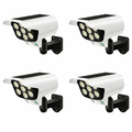 2000LM Solar Motion Sensor Outdoor LED Security Floodlight Wireless 77LED Light