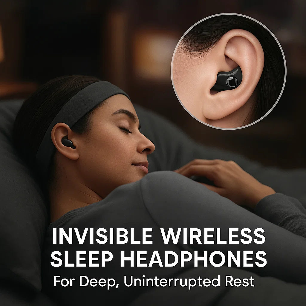 LumaSleep Wireless Sleep Headphones Bluetooth 5.3 Ultra-Light Earbuds