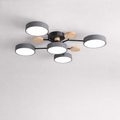 Modern LED Chandelier 3-Color Ceiling Pendant Light Nordic Lamp for Living Bedroom