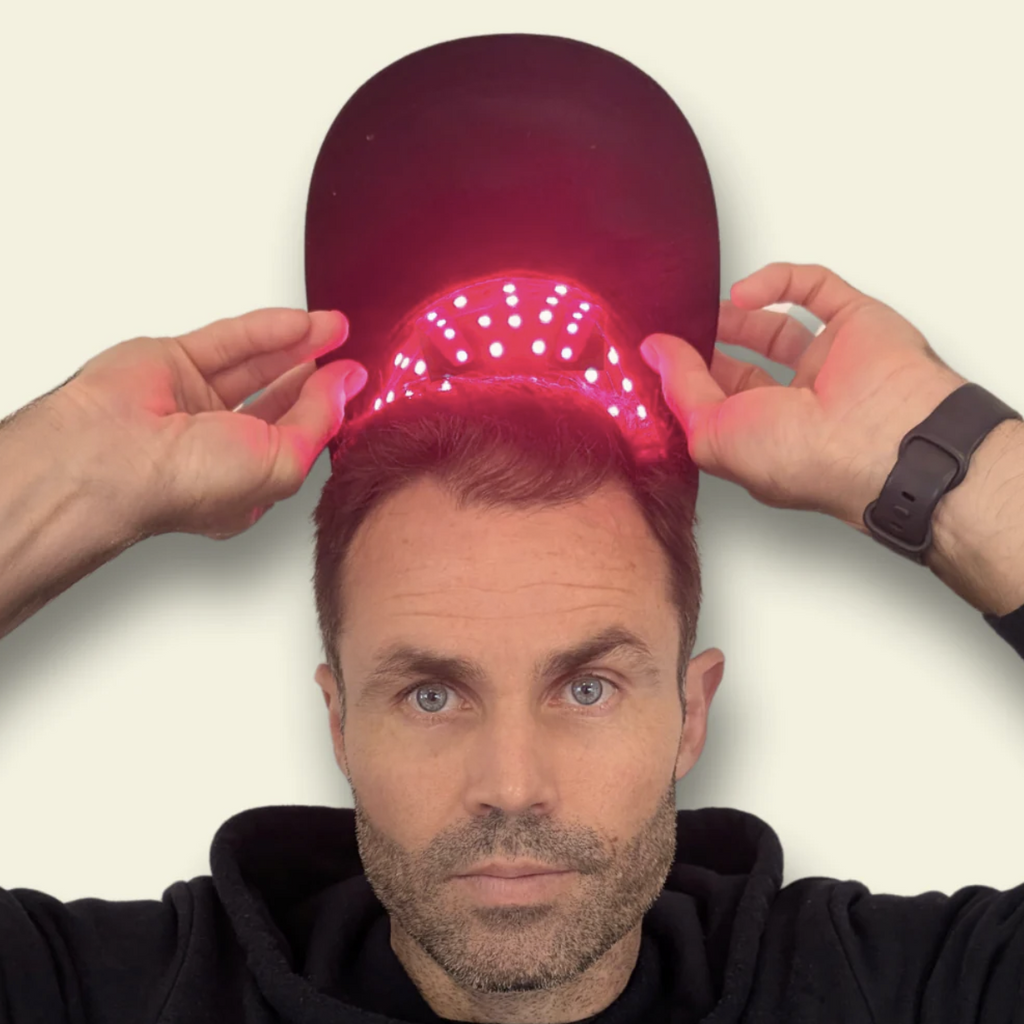Laser Hair Growth Cap – Adjustable, Portable, Rechargeable Low-Level Light Therapy for Thinning Hair