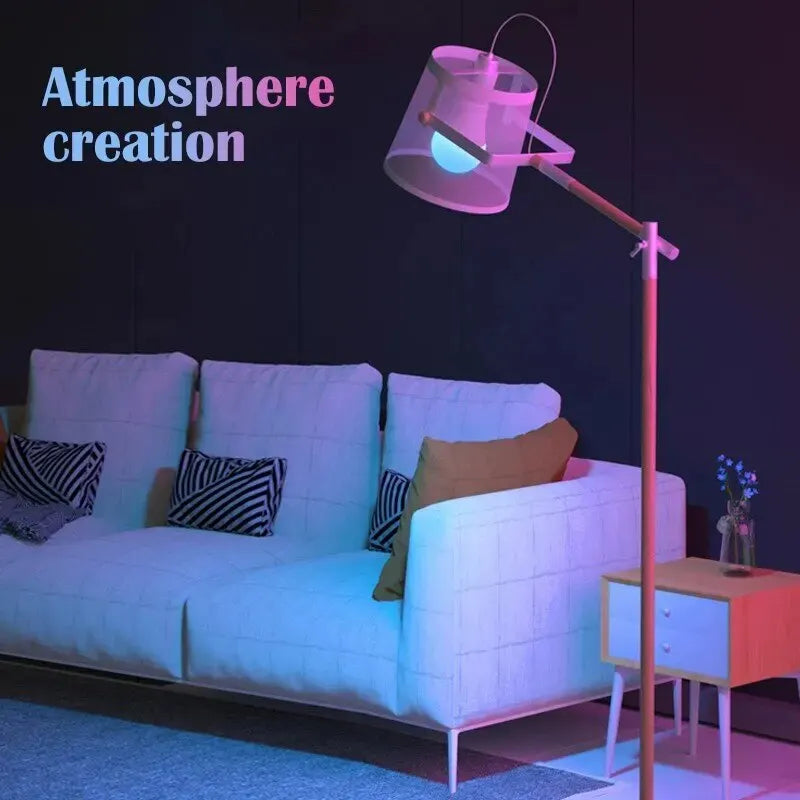 16 Color RGB LED Smart Bulb E27 Dimmable with Remote Multicolor Light
