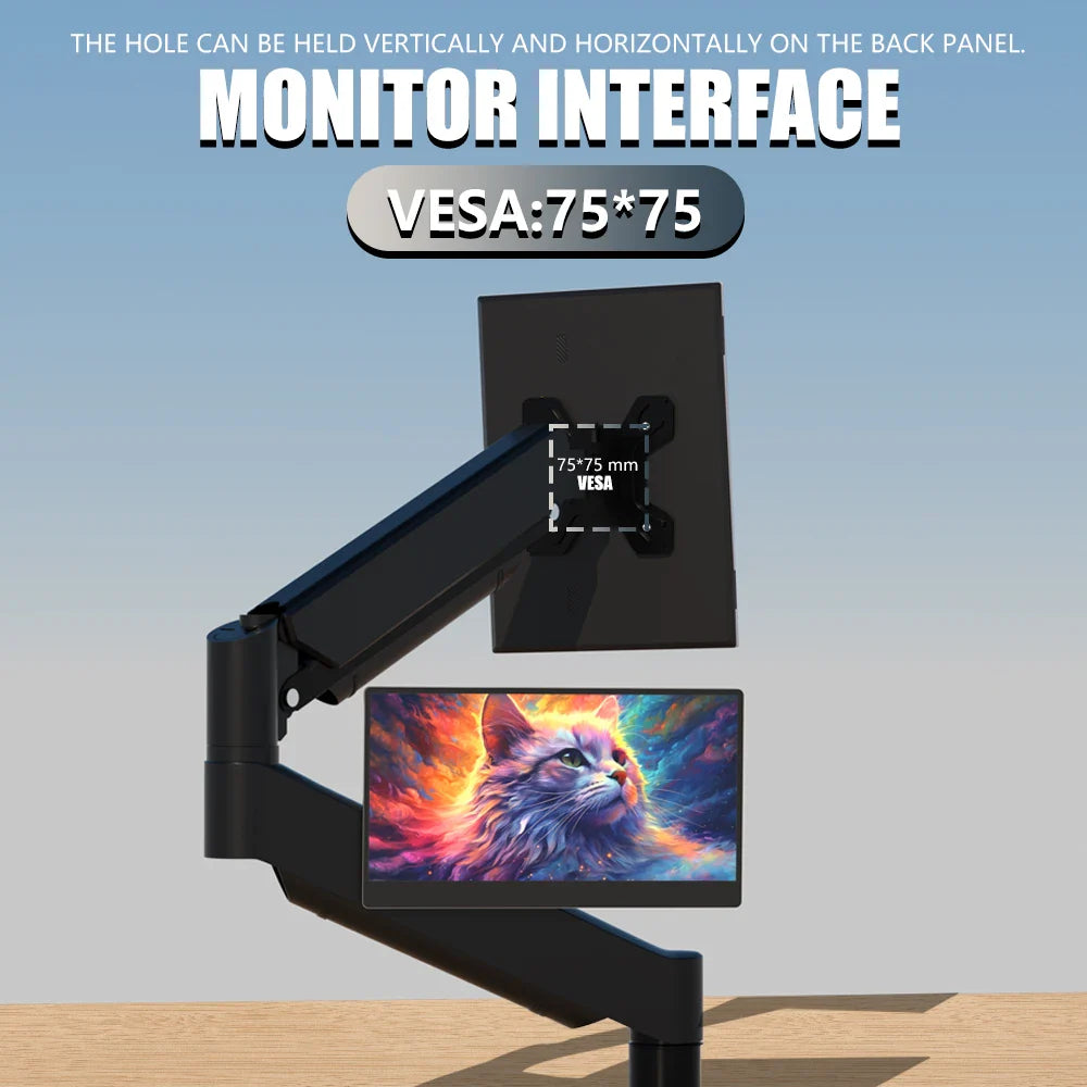 14" Portable Monitor 1366x768 TN 60Hz 3ms Response 250cd/㎡ MUCAI N140-S36