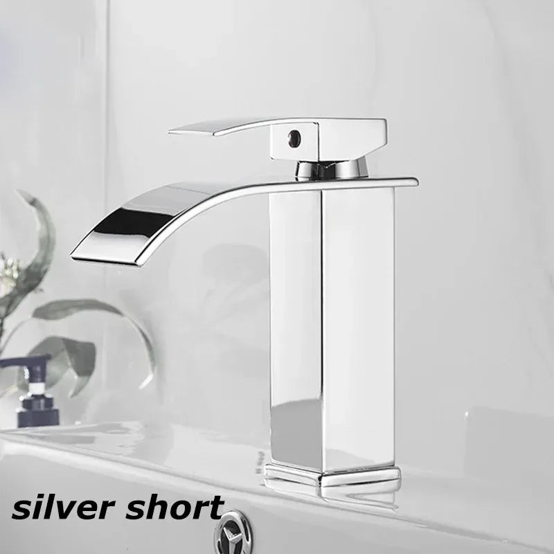 Dragon Head Waterfall Faucet Bathroom Kitchen Sink Hot Cold Single Handle Tap
