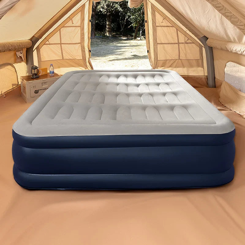 Automatic Inflatable Camping Mattress with Built-In Pump – Thickened PVC Sleep Pad