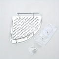 Stainless Steel Tension Shower Caddy Corner Shelf Bathroom Organizer Storage