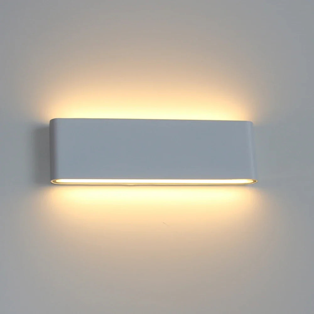 LED Outdoor Waterproof Wall Light – 6W 12W 24W Aluminum Sconce for Home & Patio