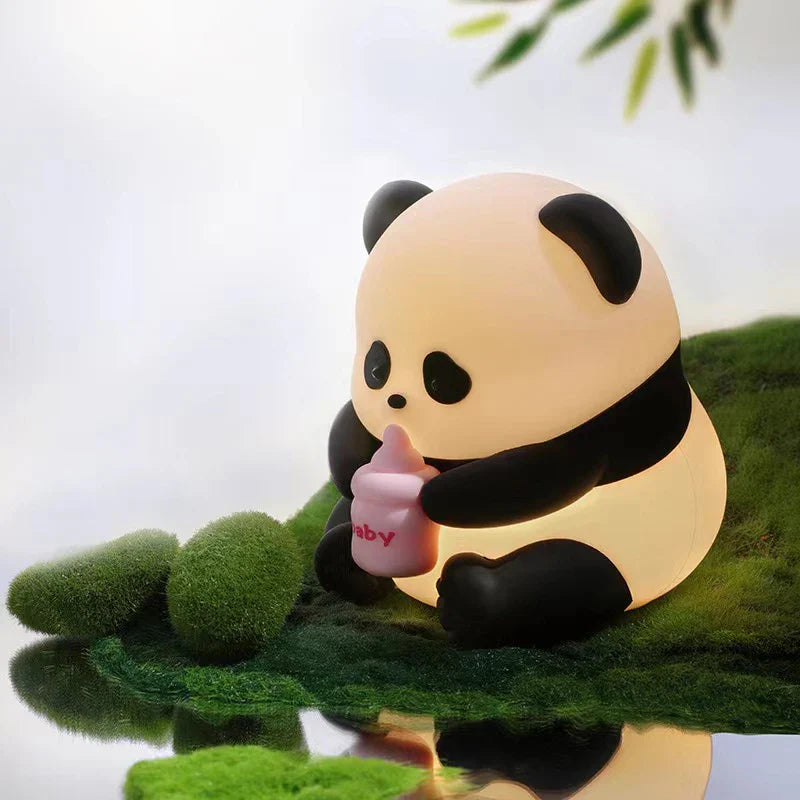 Axolotl Night Light Silicone Baby Night Lamp Touch Control USB Rechargeable Nursery