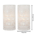 2Pcs Battery LED Table Lamps – Modern Cylinder Cordless Lights for Home & Wedding