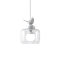 Bird Glass Pendant Light E27 Hanging LED Lamp Dining Kitchen Bedroom Decor