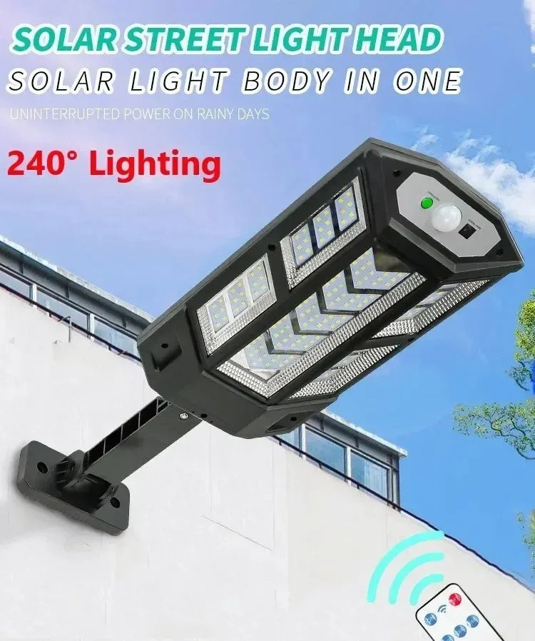 Solar Motion Sensor Light – 15000LM IP65 Waterproof LED Lamp for Outdoor & Garden