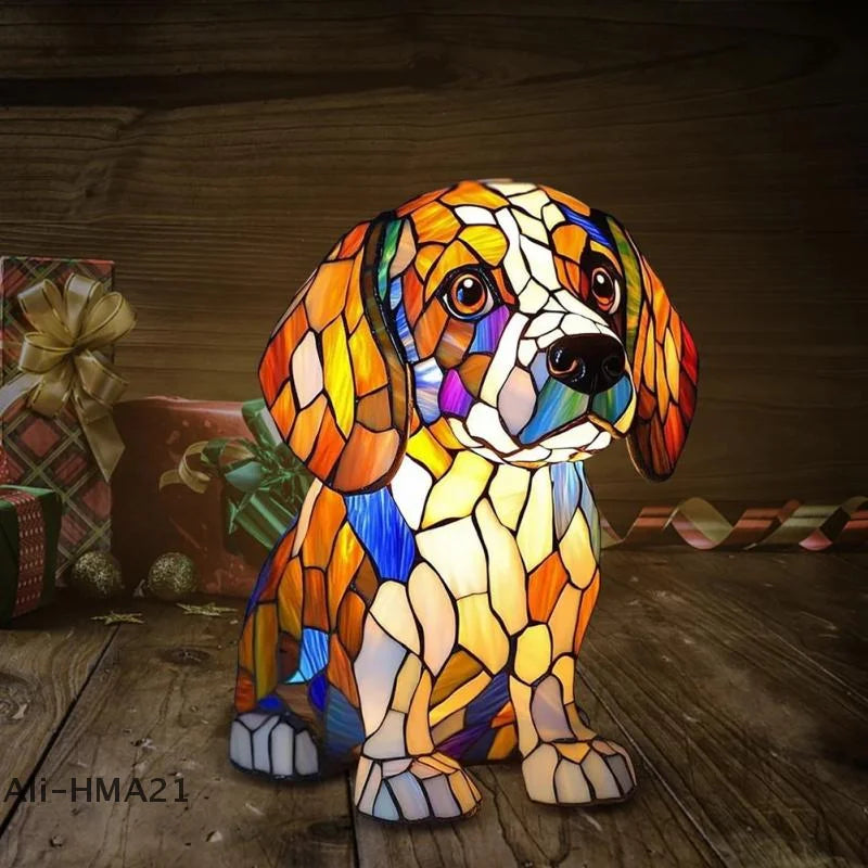 Animal Resin Night Light LED Bedside Lamp Cute Nightstand Lamp Bedroom Living Room