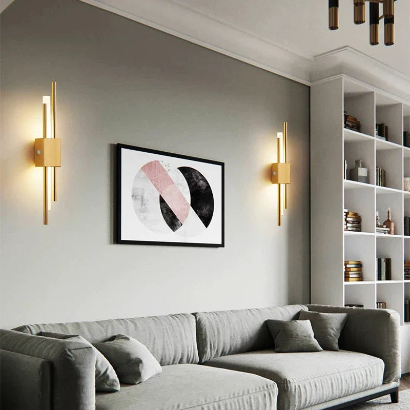 Nordic Rechargeable LED Wall Sconce Plug In Bedroom Bedside Living Room Light