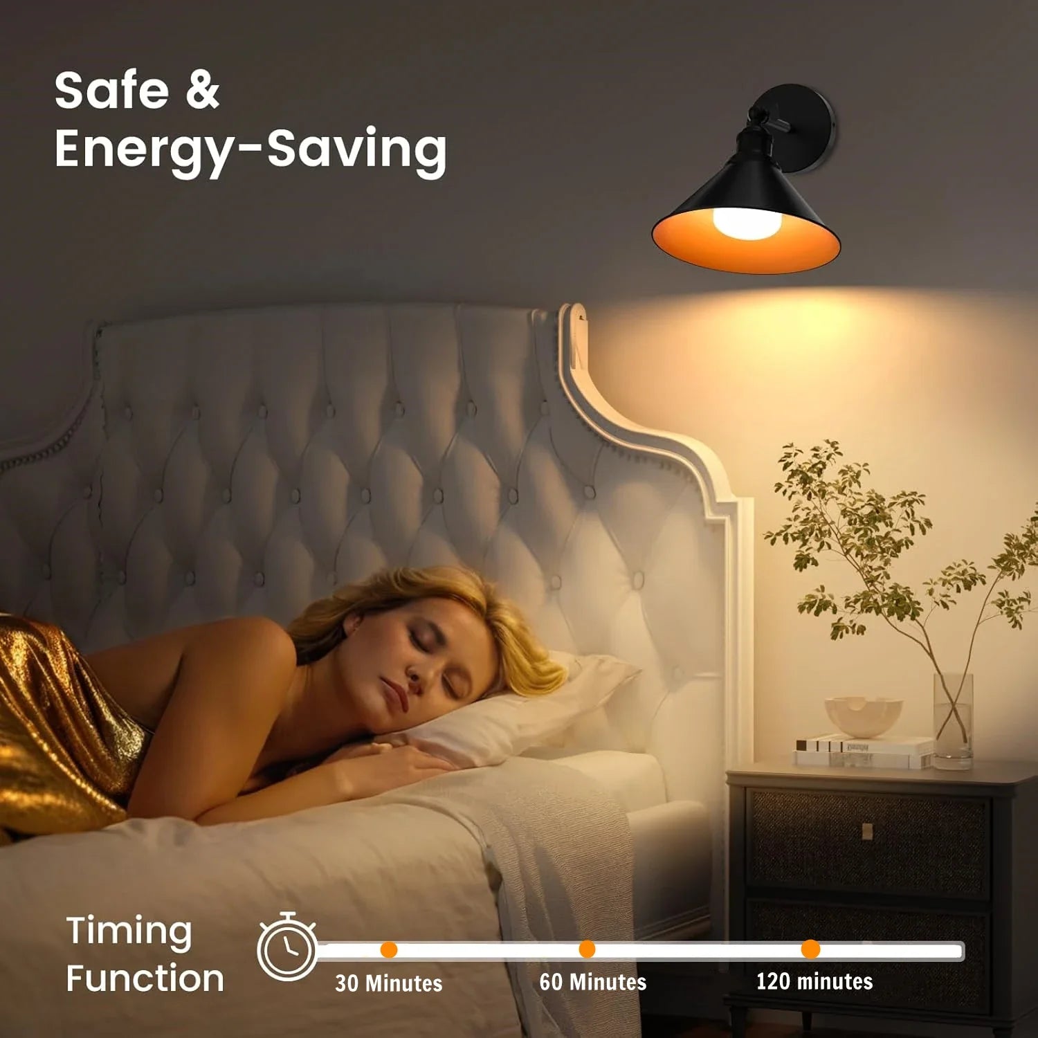 Wireless Rechargeable Wall Light Remote Control Dimmable RGB LED Lamp 15 Color