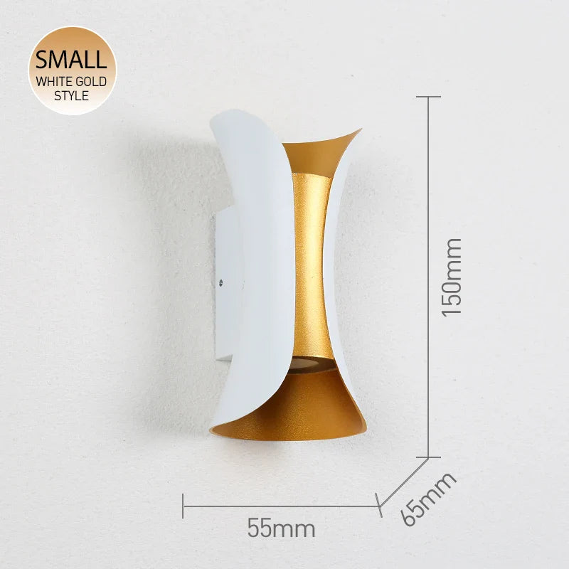 IP65 LED Outdoor Wall Light – 6W/10W Waterproof Aluminum Sconce for Porch Garden