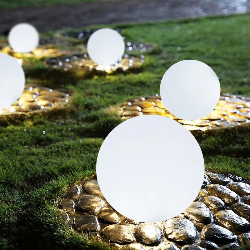 Solar LED Garden Ball Lights Outdoor RGB Floating Pool Lawn Decorative Lamp