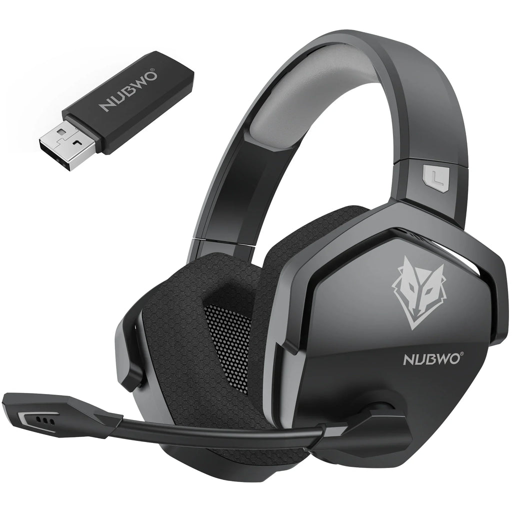 NUBWO G06 Wireless Gaming Headset Bluetooth 5.3 PS5 PC Noise Cancelling