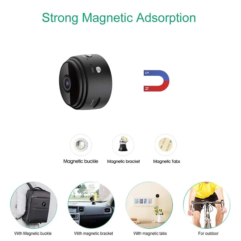 A9 HD WiFi Security Camera Smart Home Monitor Wireless Video Surveillance Cam