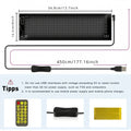 Programmable Scrolling LED Sign – Flexible Devil Eyes Light for Car & Store Display