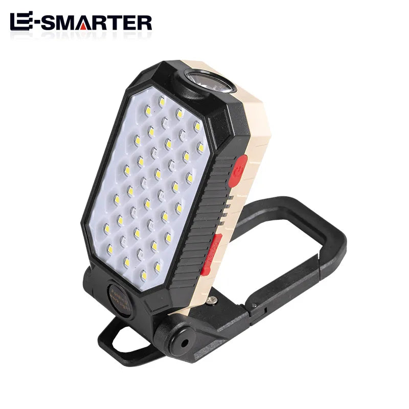 COB Portable Work Light USB Rechargeable Emergency Repair Flashlight Lamp