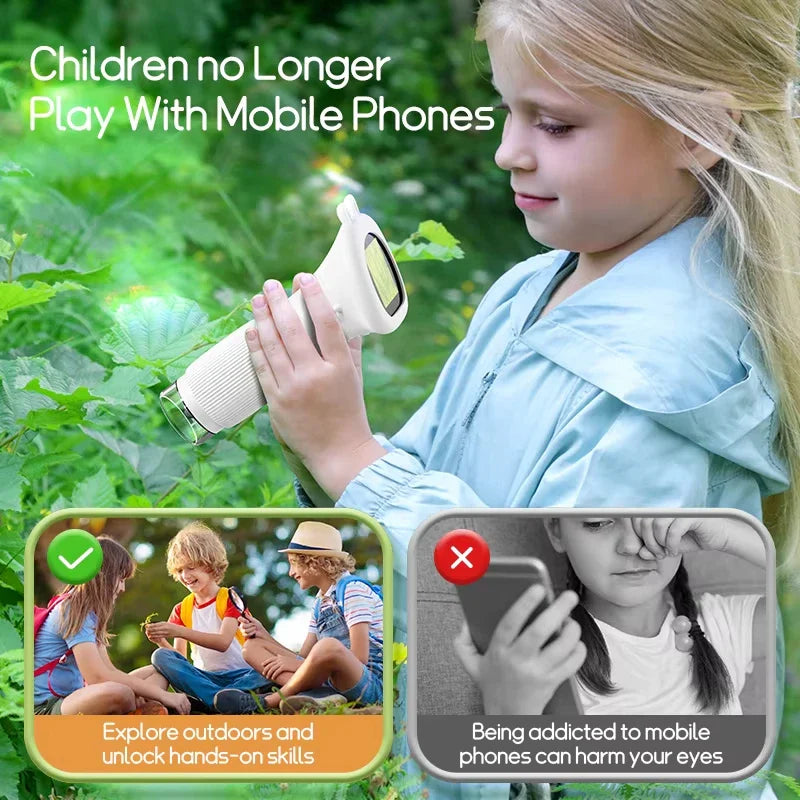 Kids Microscope 1000X Digital Magnifier with LED Camera Educational Toy