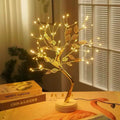 Cherry Blossom Tree LED Night Light USB Battery Touch Lamp Desktop Home Decor