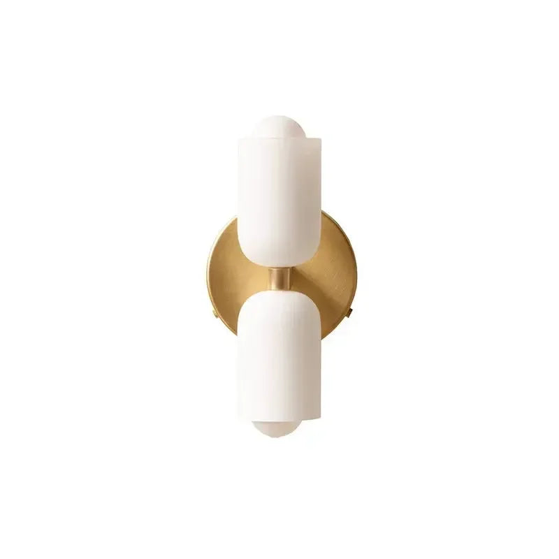 Modern Glass Wall Sconce LED Light for Bedroom Bathroom Bedside Hotel Decor