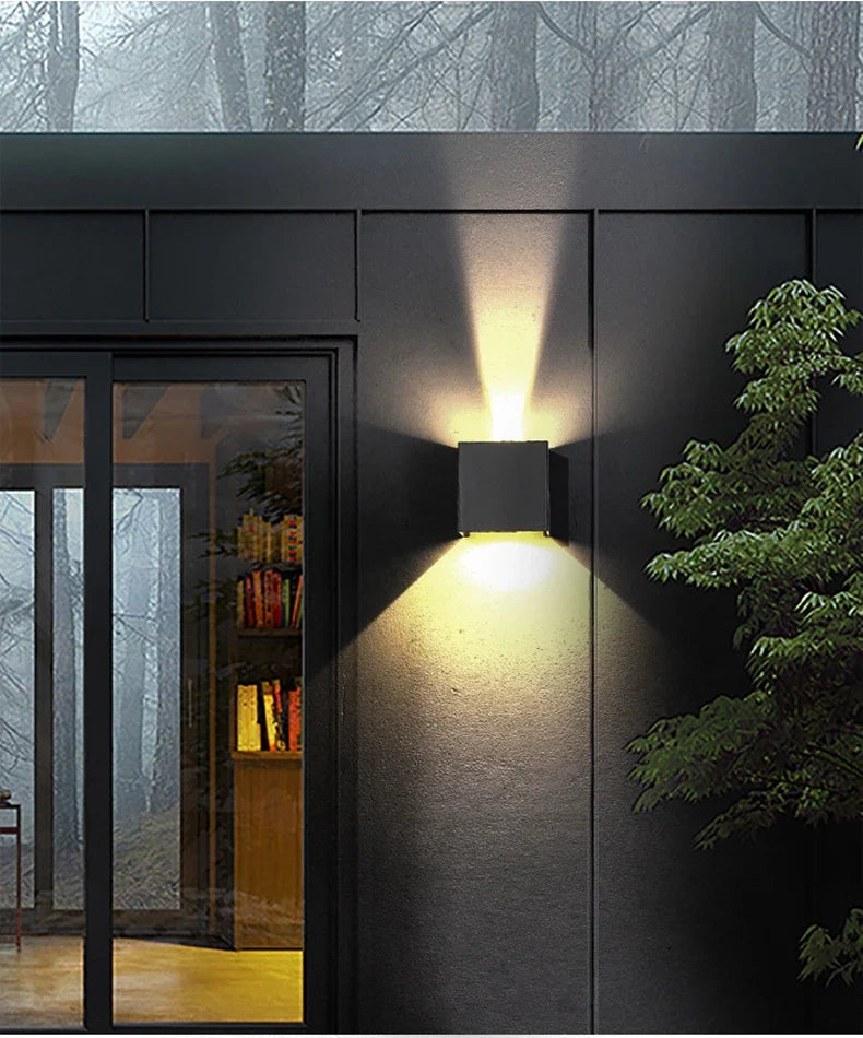 Outdoor Waterproof LED Wall Light – 12W IP65 Garden Lamp Sconce for Porch & Patio