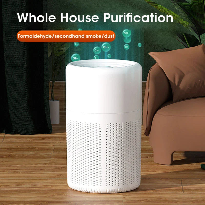 Mini Desktop Air Purifier with HEPA Filter for Home Office Odor Dust Smoke