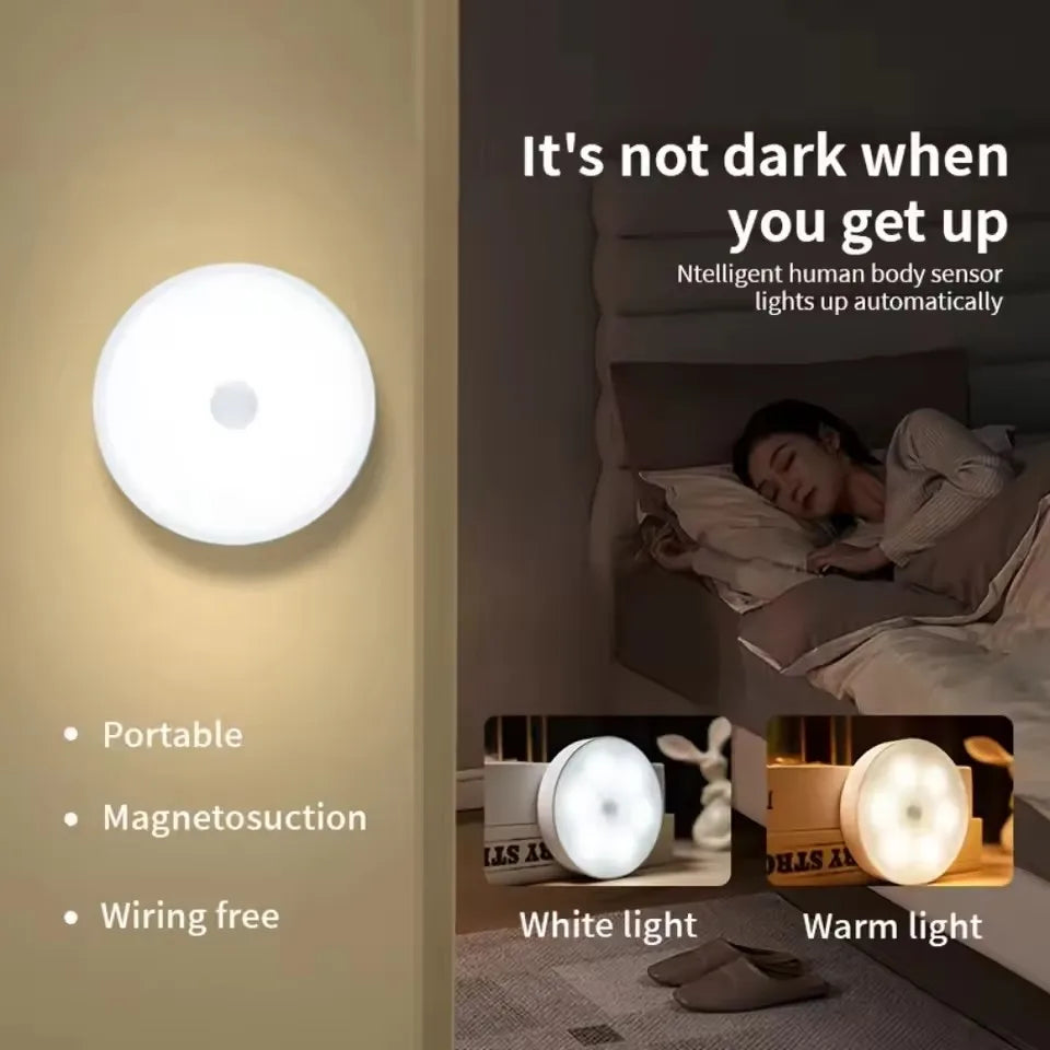 Rechargeable LED Touch Night Light USB Magnetic Wall Lamp Dimmable Portable