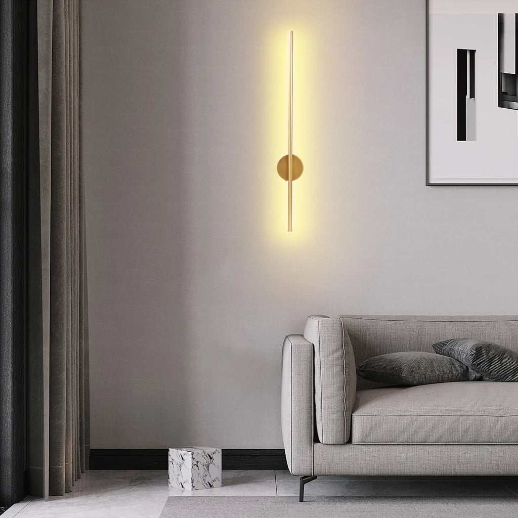 Rechargeable Wireless Wall Light with Remote Dimmable Bedside Night Lamp
