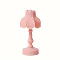 Pagoda Flower LED Table Lamp Battery Desk Night Light Modern Bedroom Decor