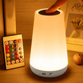 RGB Color Changing Night Light Touch Dimmable USB Rechargeable Lamp for Bedside