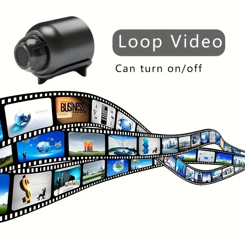 1080P HD Mini WiFi Security Camera Indoor Baby Monitor Night Vision IP Cam