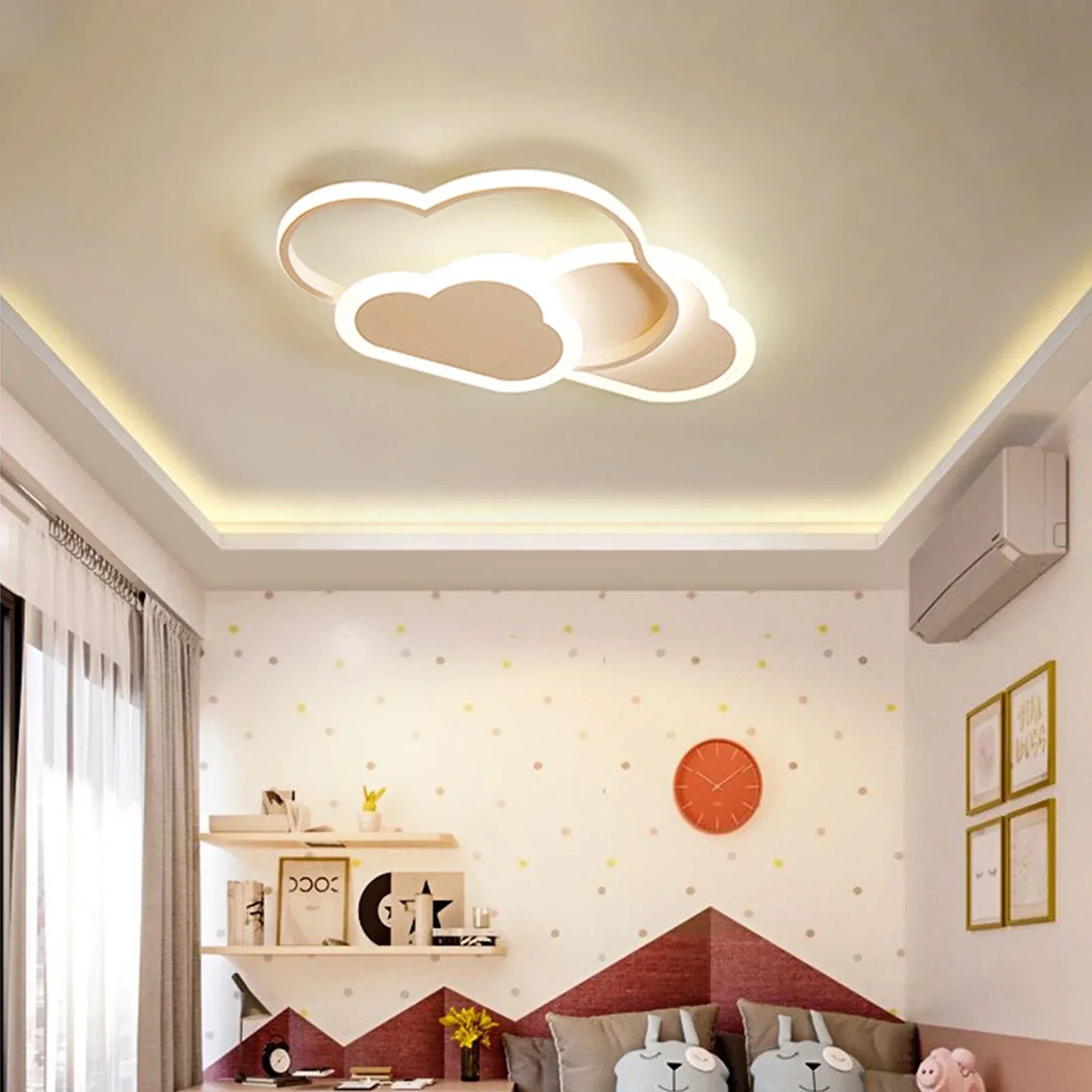 32W LED Ceiling Light Dimmable Remote Control 3000-6500K Cartoon Living Room
