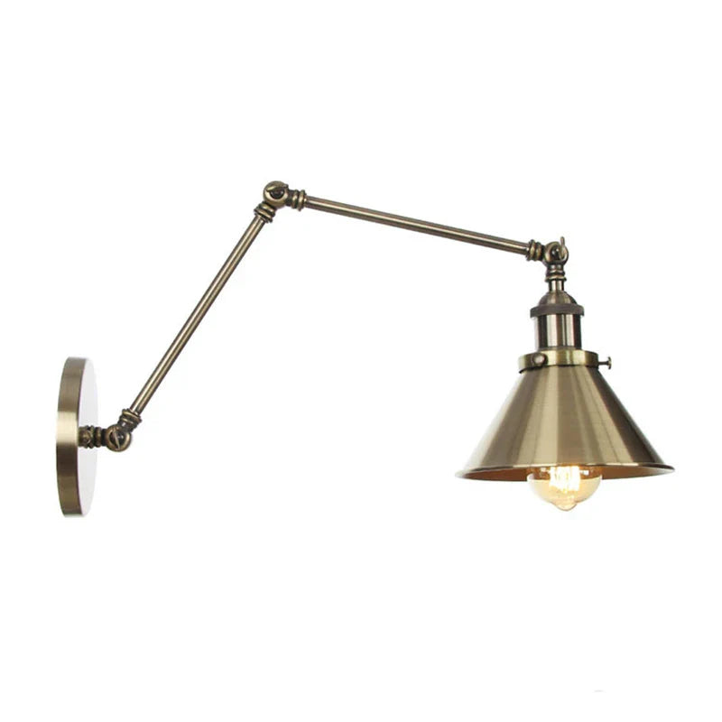 Modern Adjustable Wall Sconce Long Arm Reading Light Bedroom Living Room