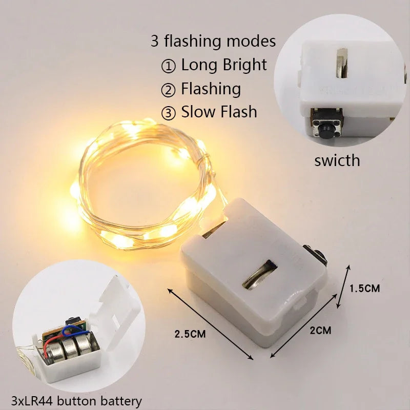 Wooden Animal LED Night Light Battery Table Lamp Kids Bedroom Decor Gift