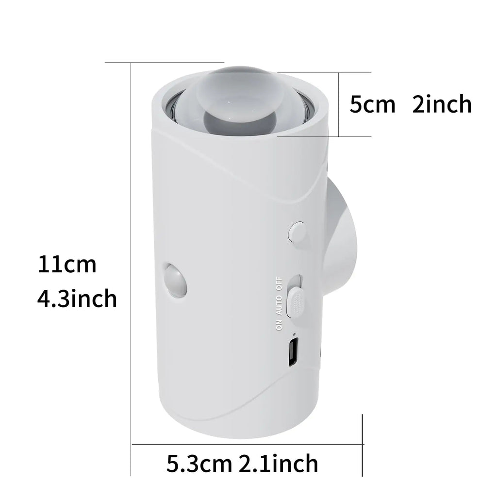 Motion Sensor RGB Night Light Magnetic Wireless Rechargeable LED Wall Sunset Lamp