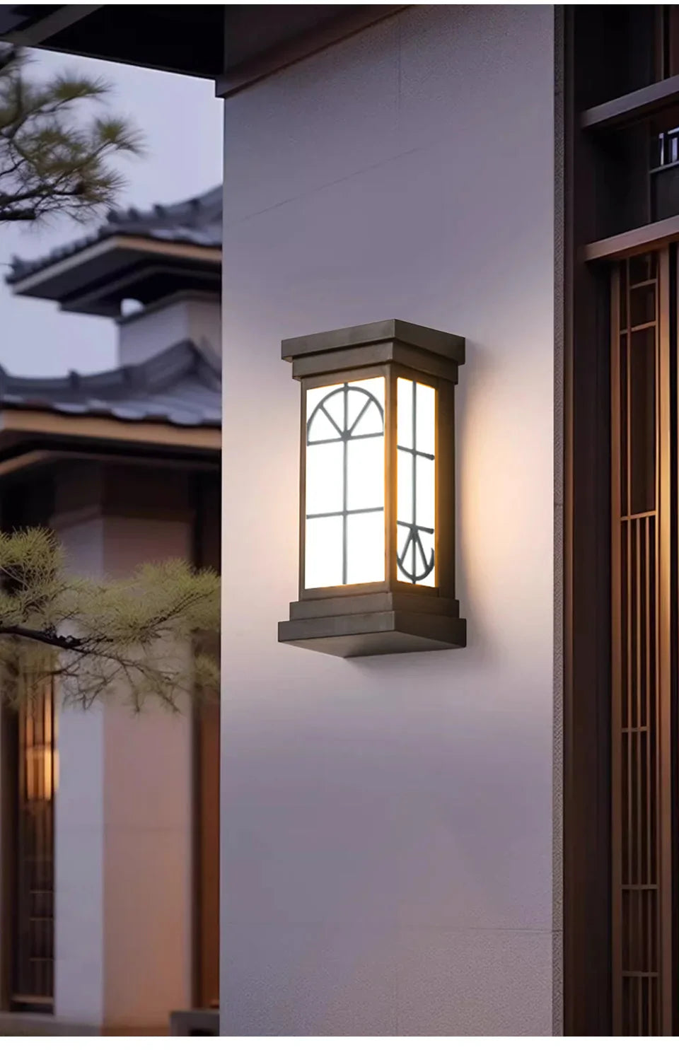 LED Outdoor Wall Light – IP66 Waterproof Motion Sensor Lamp for Porch & Garden
