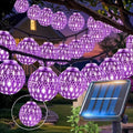 Outdoor Solar Moroccan Ball String Lights 50/30/20 LED Fairy Lights Garden Party