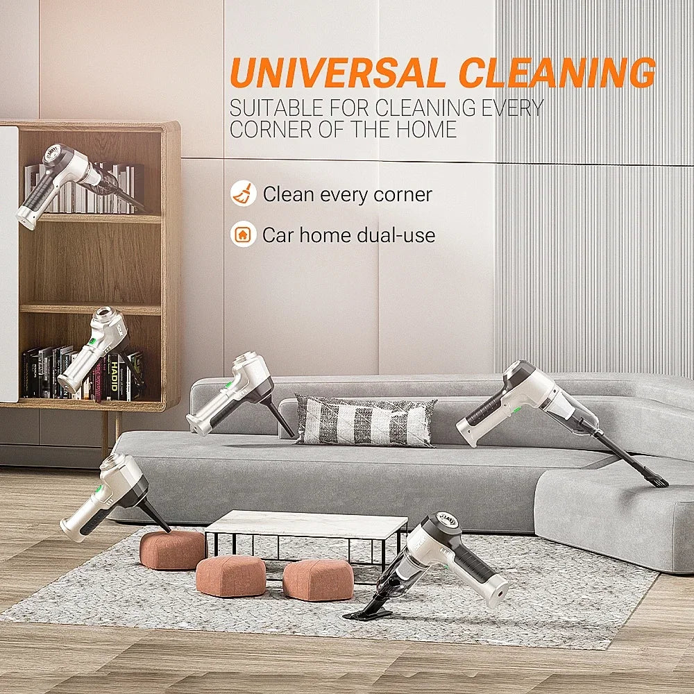 High Pressure Cordless Car Vacuum Cleaner Powerful Wireless Mini Vacuum