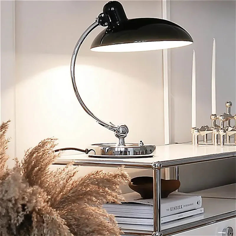 Danish Vintage Swing Arm Desk Lamp Clamp Mount Retro Art Table Light Office