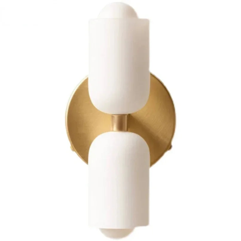 Modern Glass Wall Sconce LED Light for Bedroom Bathroom Bedside Hotel Decor